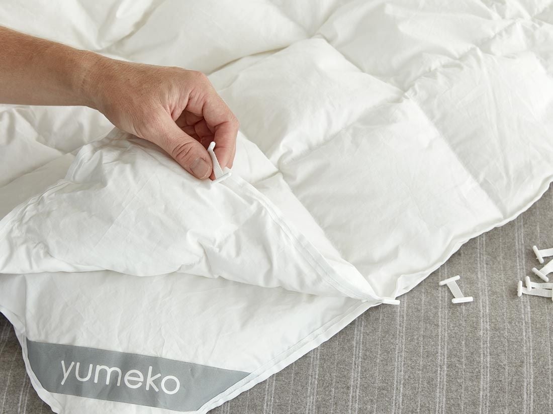 4-Jahreszeiten-Bettdecke Gänsedaunen