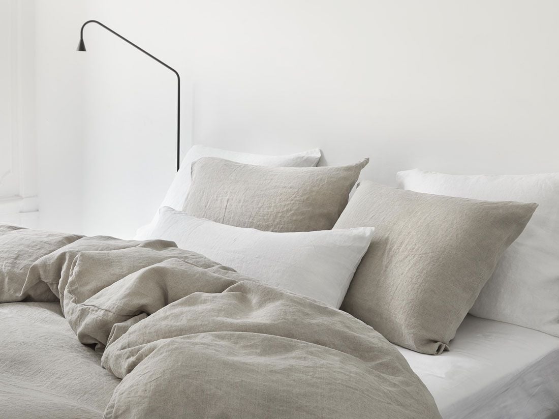 Kissenbezug Gewaschenes Leinen Naturell