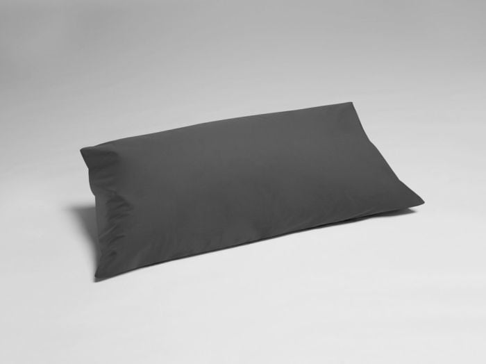 Kissenbezug Perkal-Baumwolle Dark Grey