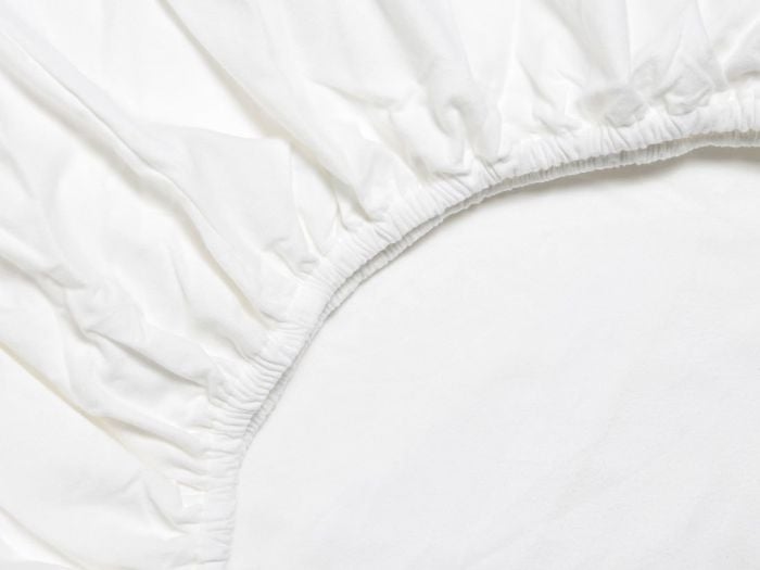 Spannbettlaken Flanell Pure White