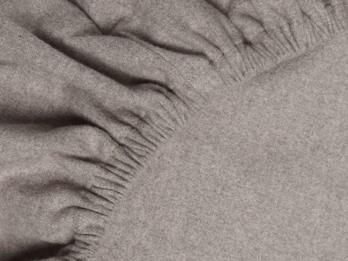 Spannbettlaken Flanell Stone Brown