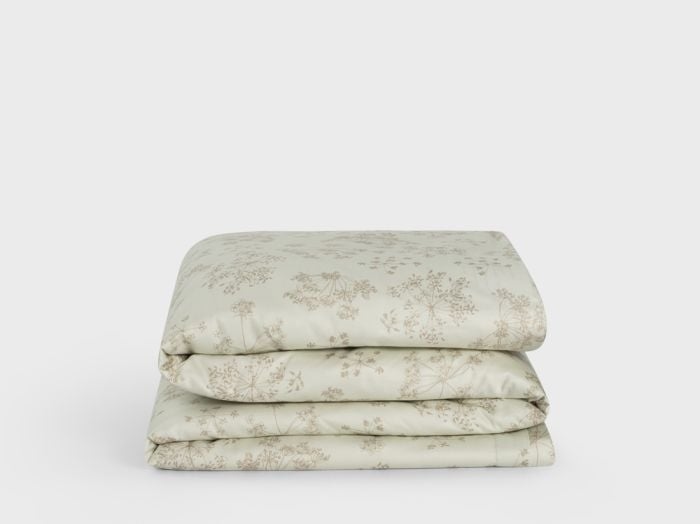 Kinderbettwäsche Baumwollsatin Naturell Bloom