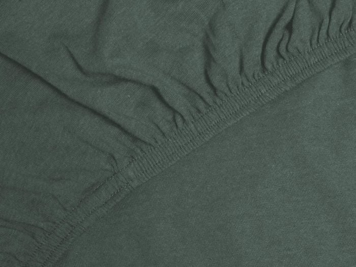 Kinderspannbettlaken Baumwolljersey Pine Green