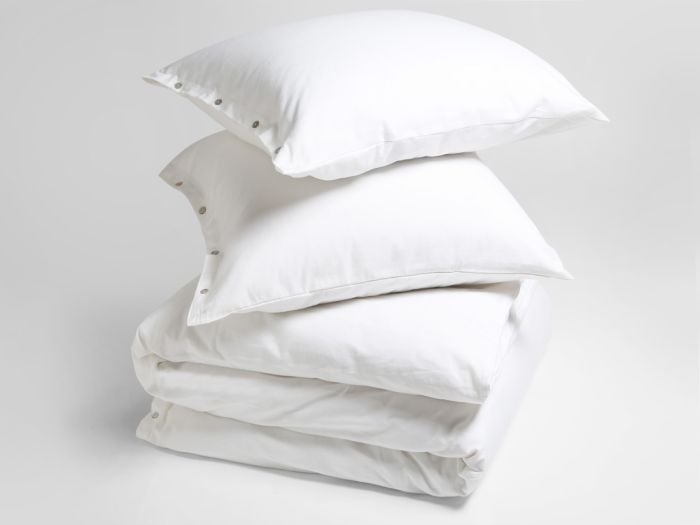 Flanell-Bettwäsche Pure White