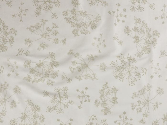 Kinderspannbettlaken Baumwollsatin Naturell Bloom