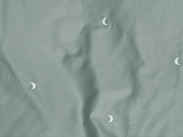 Kinderbettwäsche Baumwollsatin Sea Green Moon